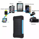 200000mAh Solar Power Bank LEDSOS Flashlight FAST Charging External Battery Portable Waterproof Powerbank for Smart Mobile Phone