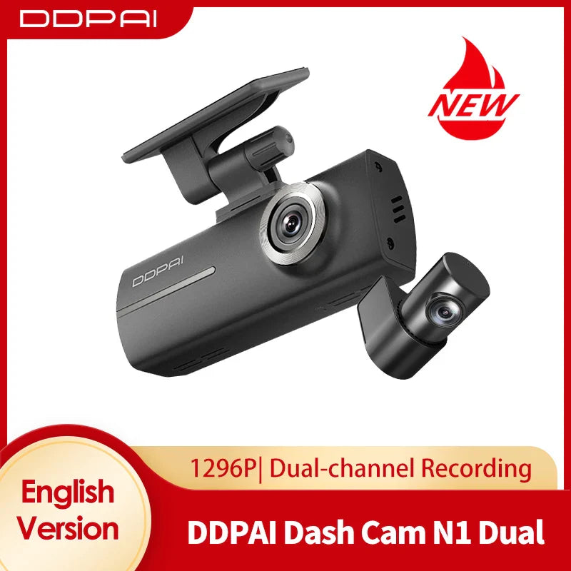 DDPAI Mola N3 Pro  Dash Camera Driving Vehicle Cam Wifi Smart Connect Car Recorder 1600P HD