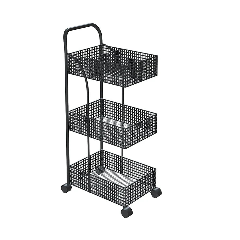 Utility Bathroom Cabinets Trolley Storage Bookcase Metal Basket Kitchen Trolley Wine Grocery Archivadores Restaurant Furiture