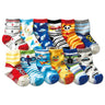 12pair/Lot Non Slip Toddler Socks  with Grip for Boys Girls Baby Infants Kids Anti Skid Cotton Crew Socks 1-7Years