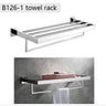 Mirror Chrome Polished Bathroom Hardware Stainless Steel Towel Rack Toilet Paper Holder Towel Bar Hook Bathroom Accessories