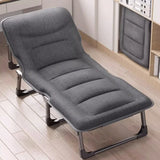 Bedroom Folding Beds Office Lunch Break Single Recliner Chairs Home Simple Outdoor Portable Camp Bed Adult Nap Artifact