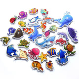 Children Bathroom Stickers Toys Baby Cognitive Soft EVA Animals Sticker Floating Foam Bath Toys for Kids Baby Water Bathtub Toys