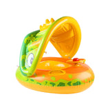 Baby Buoy Beach Accessories Pool Float Ring Inflatable Kids Trainer Infant Swimming Sunshade Swim Child Summer Circle Seat Rings