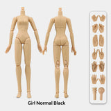 1/6 Doll Body 3 Colors Skin Give 6 Opponents 40 Moveable Joints 21cm Anime Girl Blyth Dolls Body Ob24 Bjd Boy Girl Diy Toys Gift