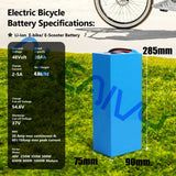 48V 50Ah 40Ah 35Ah 30Ah  20Ah 25Ah Electric Bike 21700 Lithium Battery Pack for 1000W 1500W 2000W 2500W E-Bike Battery