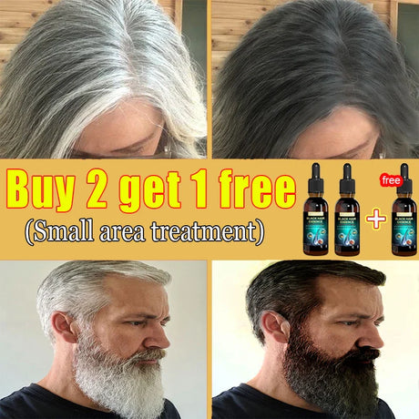 Anti-grey hair essence, restore natural hair color and restore healthy hair