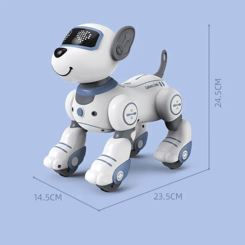 Programming Remote Control Dog Robots Toys Kids Girls Music Dancing Robotic Children Simulation RC Animals Boys Puzzle Smart Pet