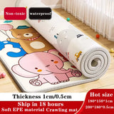 Double-sided Pattern Baby Play Mat Thicken 1/0.5cm Educational Carpets in The Nursery Climbing Pad Kids Rug Activitys Games Toys