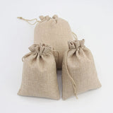 15-50 Cotton and Hemp Bundle Pocket Gift Bag for Children's Day Gift Packaging Bag DIY Candy Wedding Product Packaging