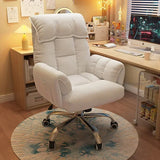 New Soft Lazy Computer Chair Comfortable and Practical Bedroom Home Sofa Chair with Reclining Backrest Bedroom Dressing Chair