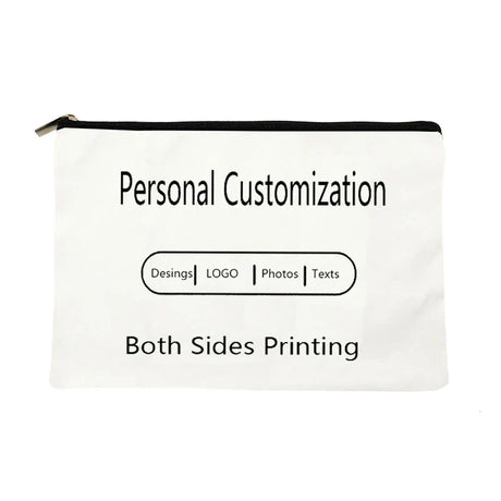 Personal Custom Photo Text Ladies Makeup Bag DIY Fashion Hot Selling Toiletries Pocket Outdoor Wedding Party Birthday Gift