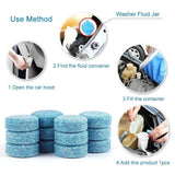 5/100pcs Solid Cleaner Car Windscreen Cleaner Effervescent Tablet Auto Wiper Glass Solid Cleaning Concentrated Tablets Detergent