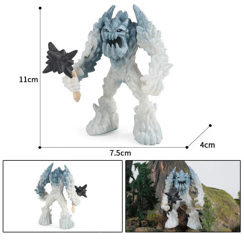 New Mythical Animal model dragon figurines ice devil ocean octopus monster Phoenix action Figure Children's Collection Toy Gifts