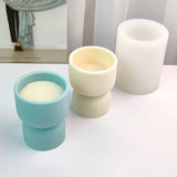 DIY Candle Cup Silicone Mold For Resin Funnel Shape Cement Aromatherapy Plaster Mold Home Decoration Craft