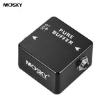 MOSKY DUAL SWITCH Guitar Effect Pedal Dual Footswitch Foot Switch PURE BUFFER Guitar Pedals Full Metal Shell Guitar Accessories