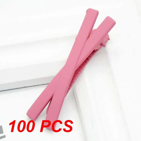 1~100PCS Matte Stylish And Eye-catching Matte Hair Clip For Curly Hair Popular Hair Clip Best-selling Hairpin Candy Color