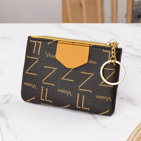 Customized New Product Mini Women's Coin Purse Short Storage Short Zipper Small Coin Card Holder Factory Direct Sales