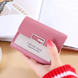 New Fashion Purses Short Women Wallets ID Card Holder Female Purses Simplicity Coin Purse High Quality Brand Women's Wallet