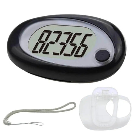 Women Pedometer For Walking 3D Pedometer With Clip And Lanyard Long Standby Time Seniors Pedometer With Error Correction For