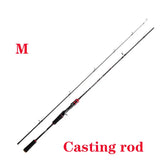 Catch.u Bass Fishing Rod Carbon Fiber Spinning/Casting Fishing Pole Bait WT 4-35G Line WT 2-20LB 3Top Fast Lure Fishing Rods