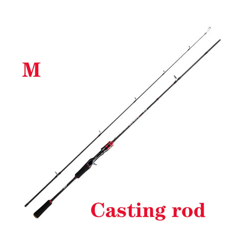 Catch.u Bass Fishing Rod Carbon Fiber Spinning/Casting Fishing Pole Bait WT 4-35G Line WT 2-20LB 3Top Fast Lure Fishing Rods