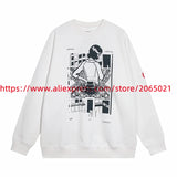 Good Quality CAVEMPT Fashion Sweatshirts Men CAV EMPT Manga Women's Print Vintage Crewneck Hoodie