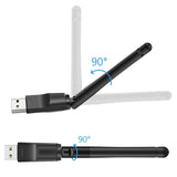 MT7601 Wireless Network Card High-Speed 150Mbps Mini USB WiFi Adapter with 2dB Antenna for Windows PC