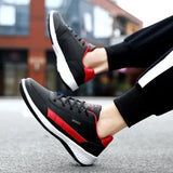 Men's Casual Sports Shoes Outdoor Light Comfortable Fashion Space Leather Upper Walking Home Travel Fitness Shoes