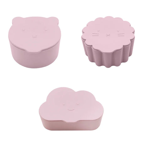 3PCS  Portable Baby Food Storage Box BPA Free Cartoon Shape Infant Food Box Toddler Snacks Cup Feeding Container Baby Items