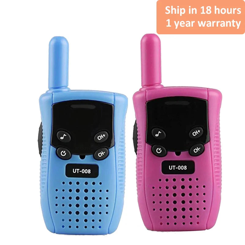 New Mini Walkie Talkie Children Handheld Transceiver Long Range Portable Walkie-Talkie Kid Two Way Radio Boy Girl Birthday Gifts