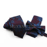 Classic Men's Tie Three-piece Set Polyester Fashion Formal Suit Tie Bowtie Handchief Three-piece Set Wedding Party Accessories