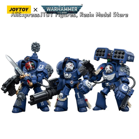 [IN STOCK] JOYTOY Warhammer 40K 1/18 Action Figure (6PCS/SET) Ultramarines Terminators Collection Military Model Free Shipping