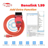 Renolink V1.99  For Renault Car OBD2 Airbag Reset OBD 2 OBD2 Car Diagnostic Auto Tool ECM UCH Key ECU Programmer Tool