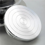 Double Face Use Aluminum Alloy Turntable For Ceramic Clay Sculpture Platform Pottery Wheel Lazy Rotating Tools