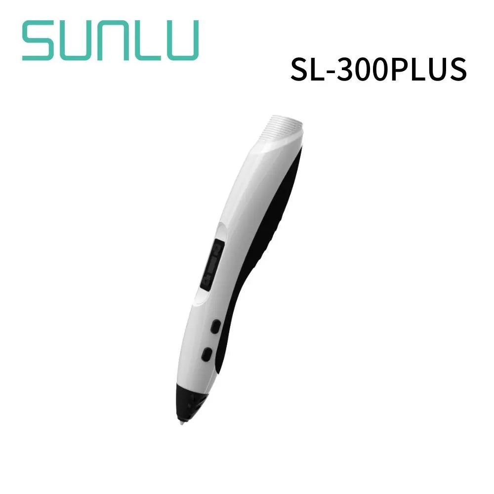 SUNLU SL300 Plus 3D Pen - Colorful Creative Tool for Kids with LCD Display and Multiple Filament Compatibility