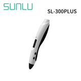 SUNLU SL300 Plus 3D Pen - Colorful Creative Tool for Kids with LCD Display and Multiple Filament Compatibility