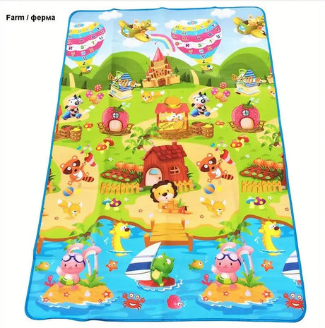 Baby Mat 180*120*0.3cm Crawling Play Mat Children Carpet Toy Kid Game Activity Gym Rug Outdoor Picnic Carpet Eva Foam Soft Floor