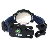 Outdoor Multifunction Safety Equipment Tools Survival Camping EDC Bracelet Rope Tactical Watch