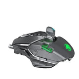 RGB 6400 DPI Magnetic Suction DIY Counterweight Wired Mechanical Mouse for Esports Gaming PC