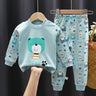 Child Underwear Set Cotton New Cartoon Pattern Autumn Clothes Autumn Pants Cotton Boys Loungewear Baby Warm Girls Kids Clothes