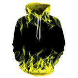 Funny 3D Flame Print Hoodies For Men Fashion Trend Harajuku Streetwear Autumn New in Sweatshirts Oversized Pullover y2k Clothes