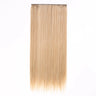 Synthetic Clip in Hair Extensions 6 Pcs/Set 16 Clips Long Straight Hairpieces Clip On Hair Extension for Women Blonde