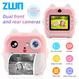 Children 1080P HD Digital Camera Toys Instant Print for Kids Thermal Print Camera Instant Print Photo Video With 32G Memory Card