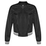 Kids Girls Shiny Baseball Jacket Bolero Disco Blazer Street Dance Wear Long Sleeve Metallic Zipper Bomber Coat Outerwear