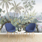 Custom Mural Wallpaper 3D Retro Pastoral Rain Forest Art Wallpaper Living Room TV Sofa Background Wall Painting Papel De Parede