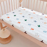 Baby Cot Fitted Bed Sheet For Newborn Cotton Crib Bed Sheet For Children Mattress Cover Protector 120x70cm Allow Custom Make