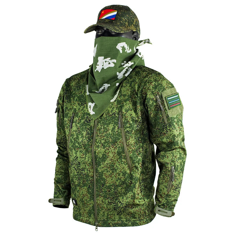 Mege Brand Camouflage Tactical Military Uniform Outdoor Winter Working Clothing Fleece Warm Jacket and Pants Windproof