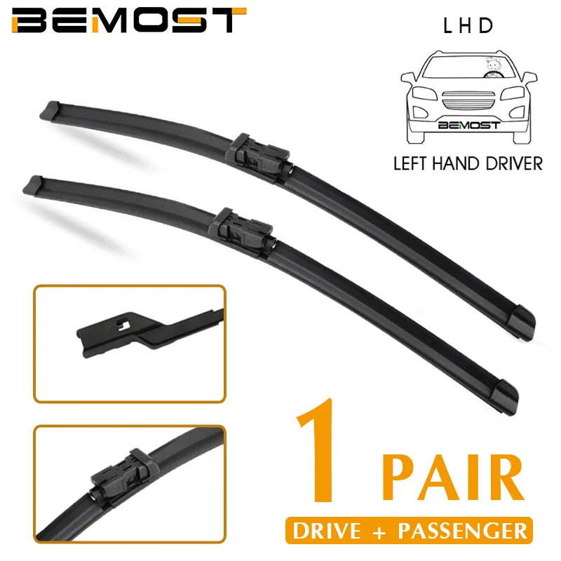 Car Wiper Blade Blades For Peugeot 3008 2008-2016 32"+28R" Windshield Windscreen Clean Naturl Rubber Cars Wipers Accessories