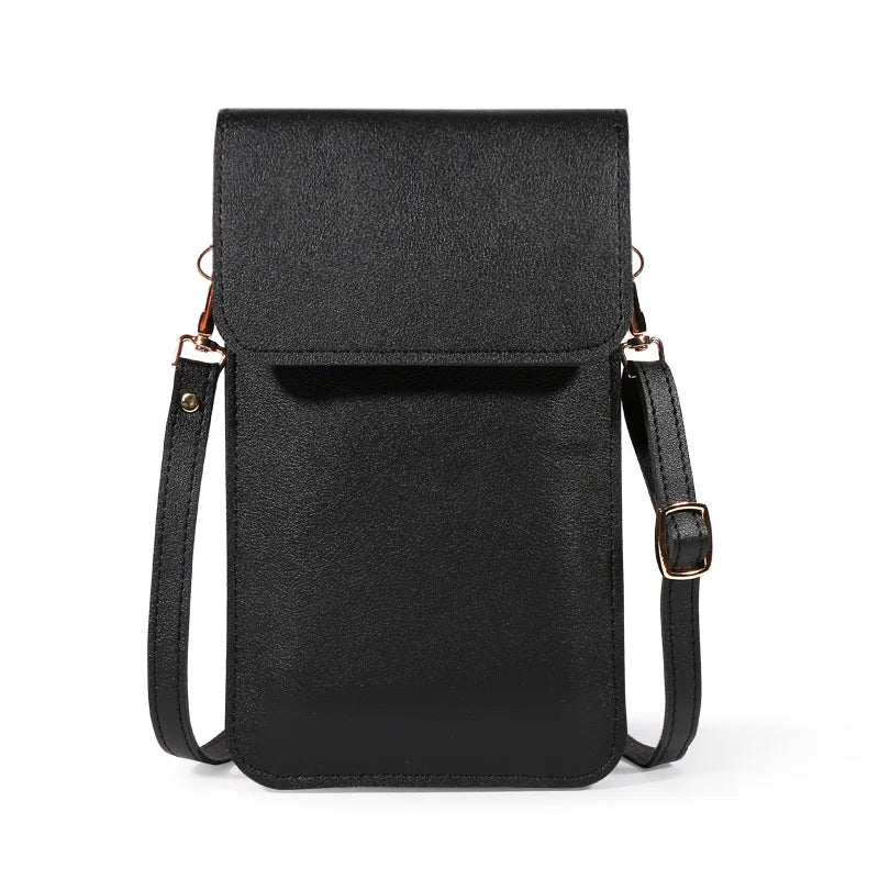 2023 Bag for Women Phone Shoulder Bag Touch Screen Cell Phone Purse PU Leather Crossbody Bag Handbag Card Holder Messenger Bag